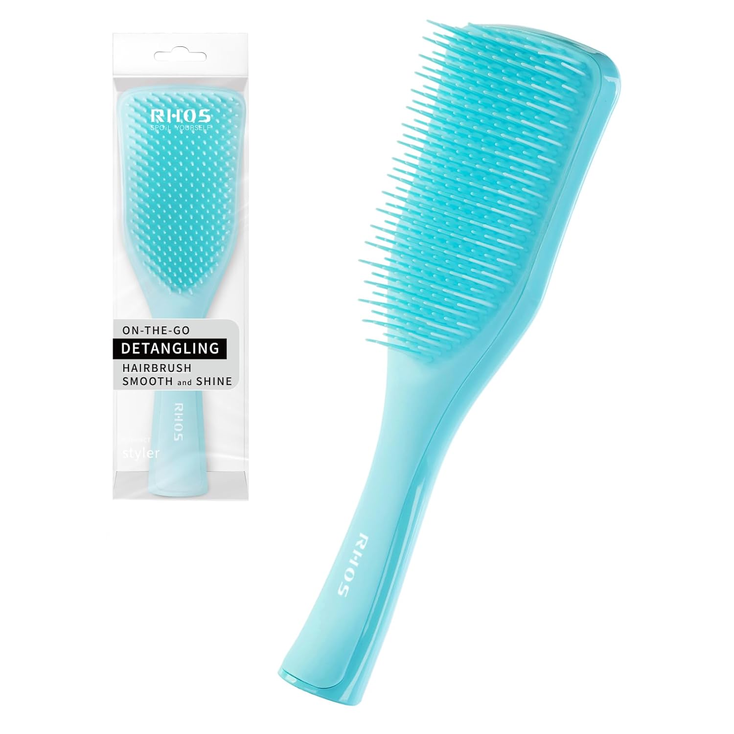 Cepillo desenredante para mujeres, hombres y niños, cepillo de cabello sin dolor para alisar, antiroturas y desenredantes, cepillo de cabello sin