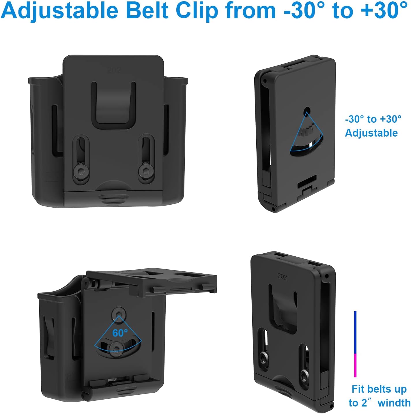 Revistero doble universal, ligero y duradero, para calibres .40.357.380, bolsa ajustable para Glock, Tauro, Beretta, Sig, H&K, Cz, S&W, Colt (clip