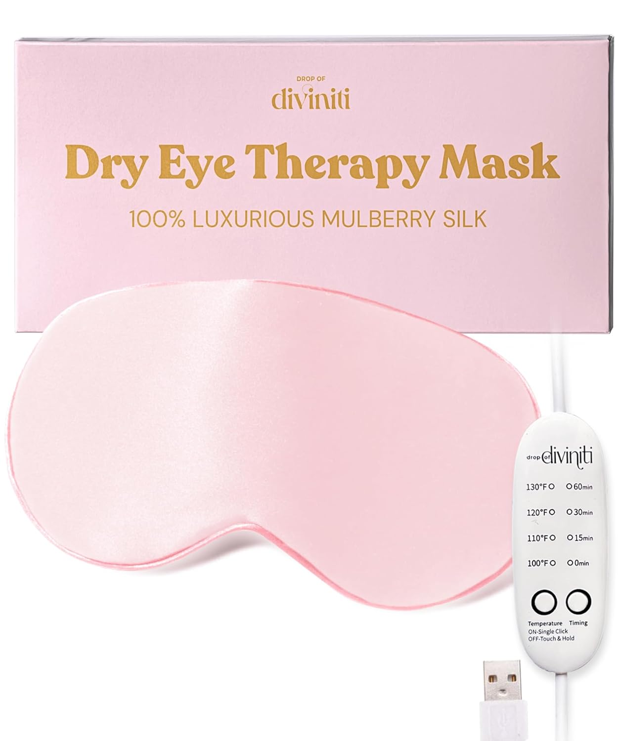 Máscara de ojos térmica para alivio de ojos secos, tratamiento de ojos de orzuelo, máscara de ojos sinusal, máscara de ojos eléctrica para ojos