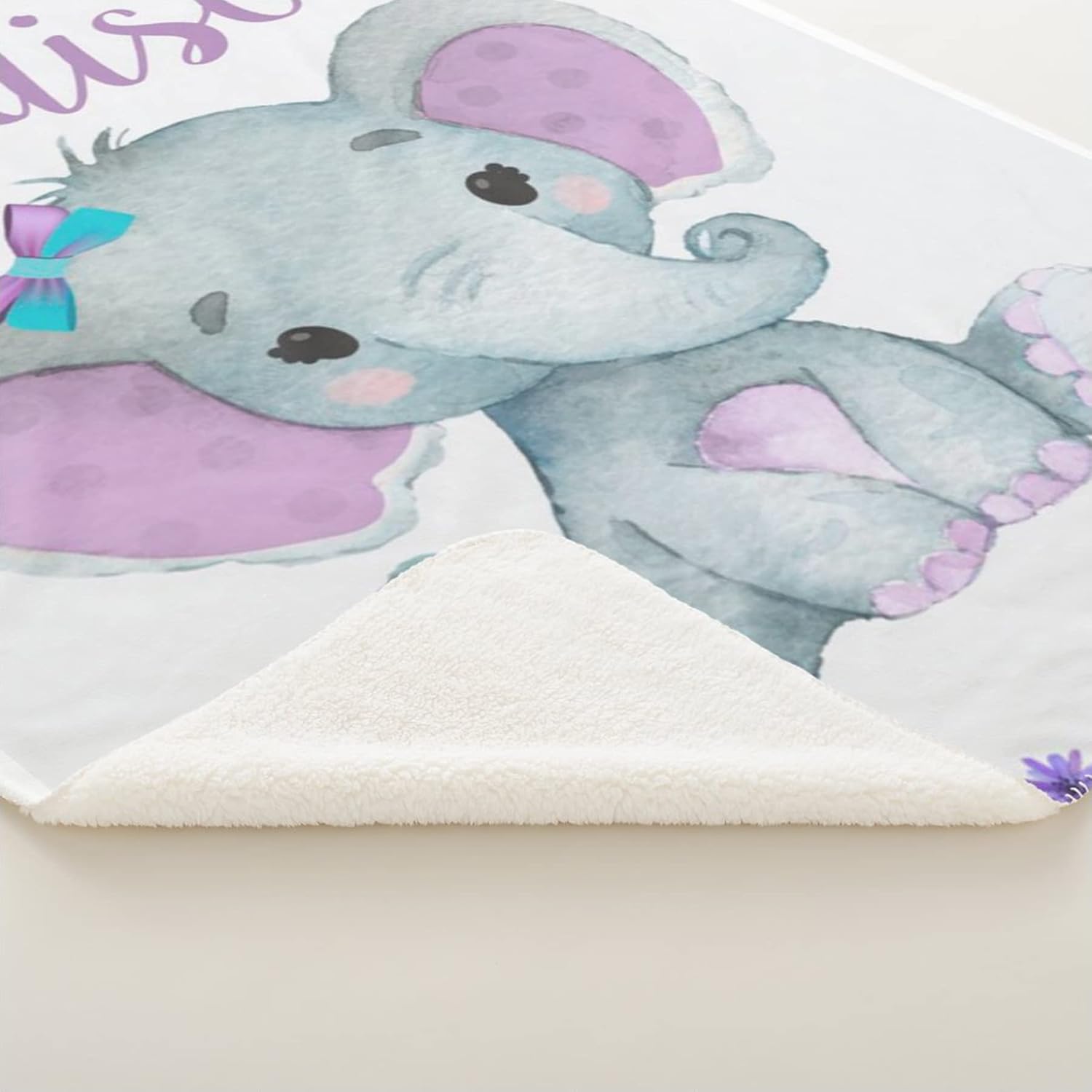 Seamaid Manta de bebé personalizada con nombre, mantas de bebé personalizadas para niñas, mantas personalizadas con nombre de bebé, manta de bebé de