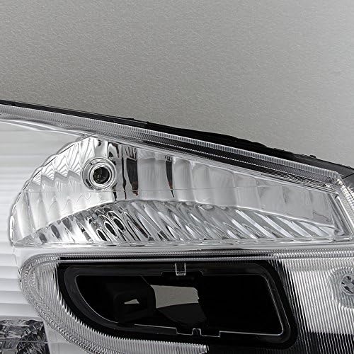 Faros de cristal claro para SUV Chevy Equinox, luz delantera de reemplazo, par de faros izquierda + derecha