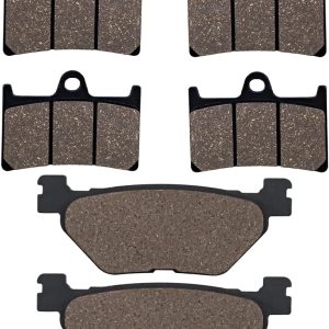 Cyleto Pastillas de freno delanteras y traseras para YAMAHA XV1900 Roadliner 2006-2010 2012 2013 XV 1900 Stratoliner Deluxe 2006-2014 XV1900 Raider Cyleto Pastillas de freno delanteras y traseras para YAMAHA XV1900 Roadliner 2006-2010 2012 2013 XV 1900 Stratoliner Deluxe 2006-2014 XV1900 Raider