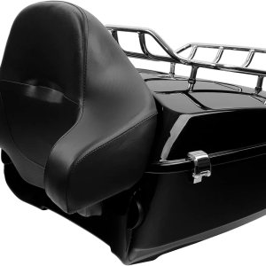 XFMT Portaequipajes superior King Tour Pack de 13.1 pulgadas + almohadilla de respaldo King Tour Pack – Road Zeppelin Styling para Harley Road King XFMT Portaequipajes superior King Tour Pack de 13.1 pulgadas + almohadilla de respaldo King Tour Pack – Road Zeppelin Styling para Harley Road King