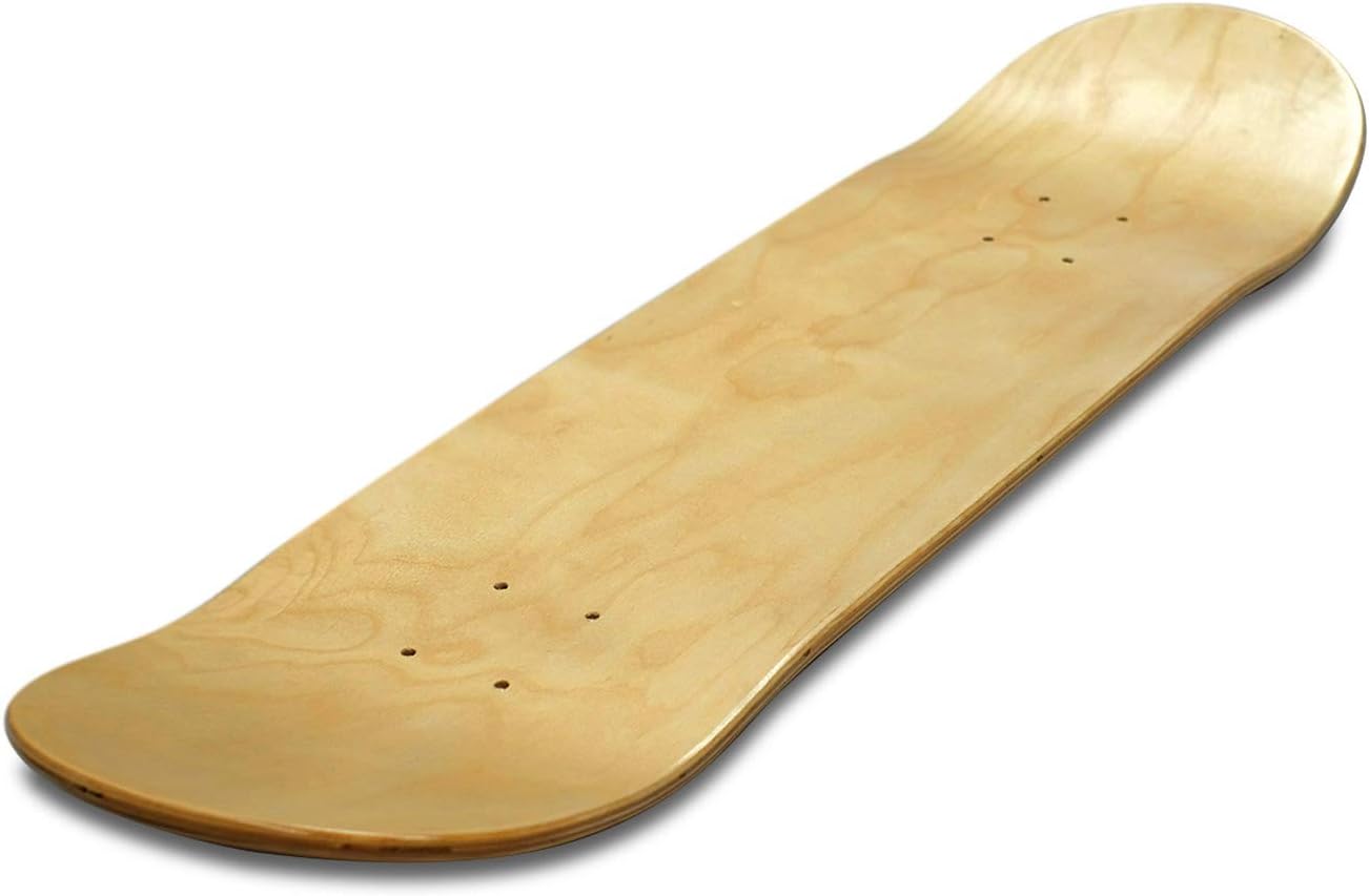 Yocaher Patineta en blanco Pro Canadian Maple Blank Tabla doble kicktail. Pro Skateboard Deck Tamaño 7.5, 7.75, 8.0, 8.25, 8.5 Colores Natural,