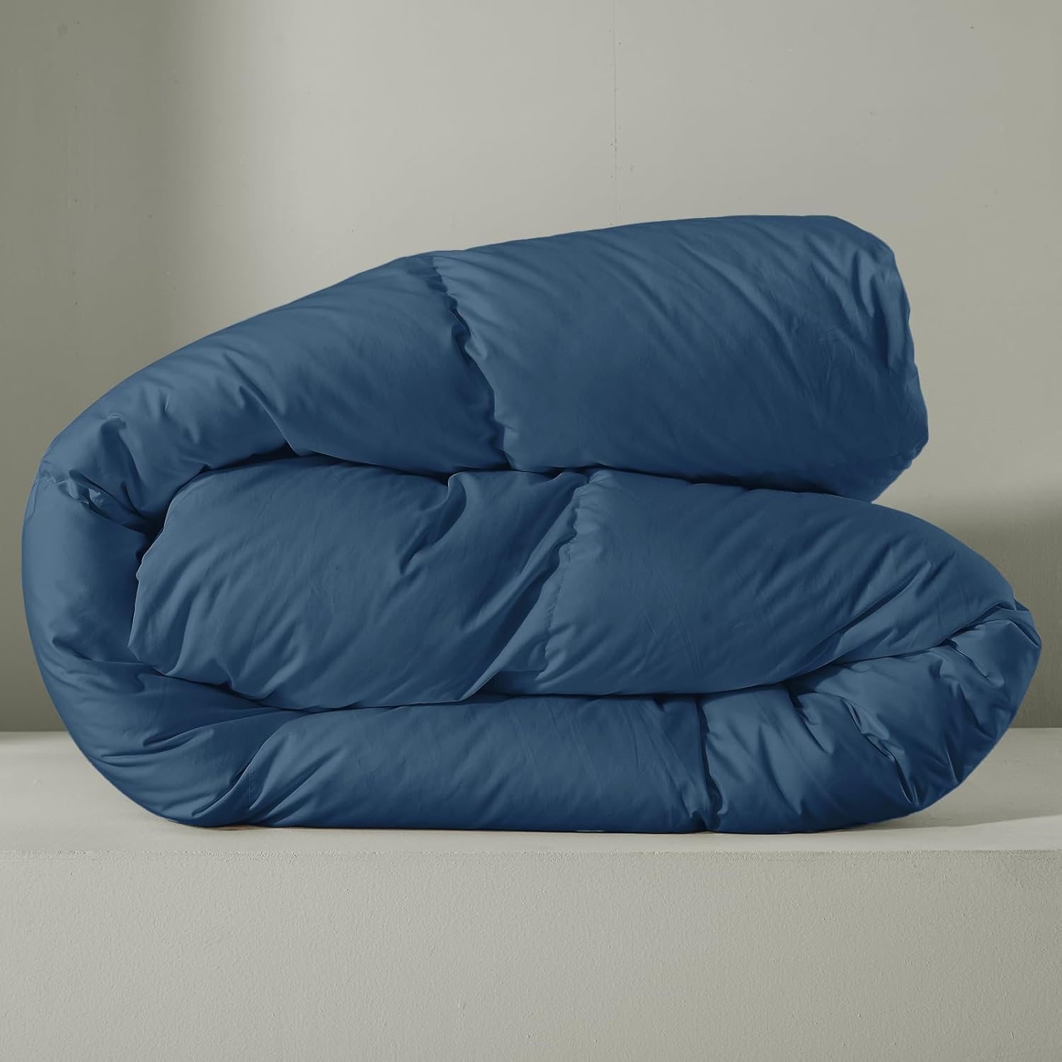 zzlamb – Edredón ligero de plumas sintético, relleno de edredón cálido para todas las estaciones, duradero y suave, capa de plumón con pestañas en
