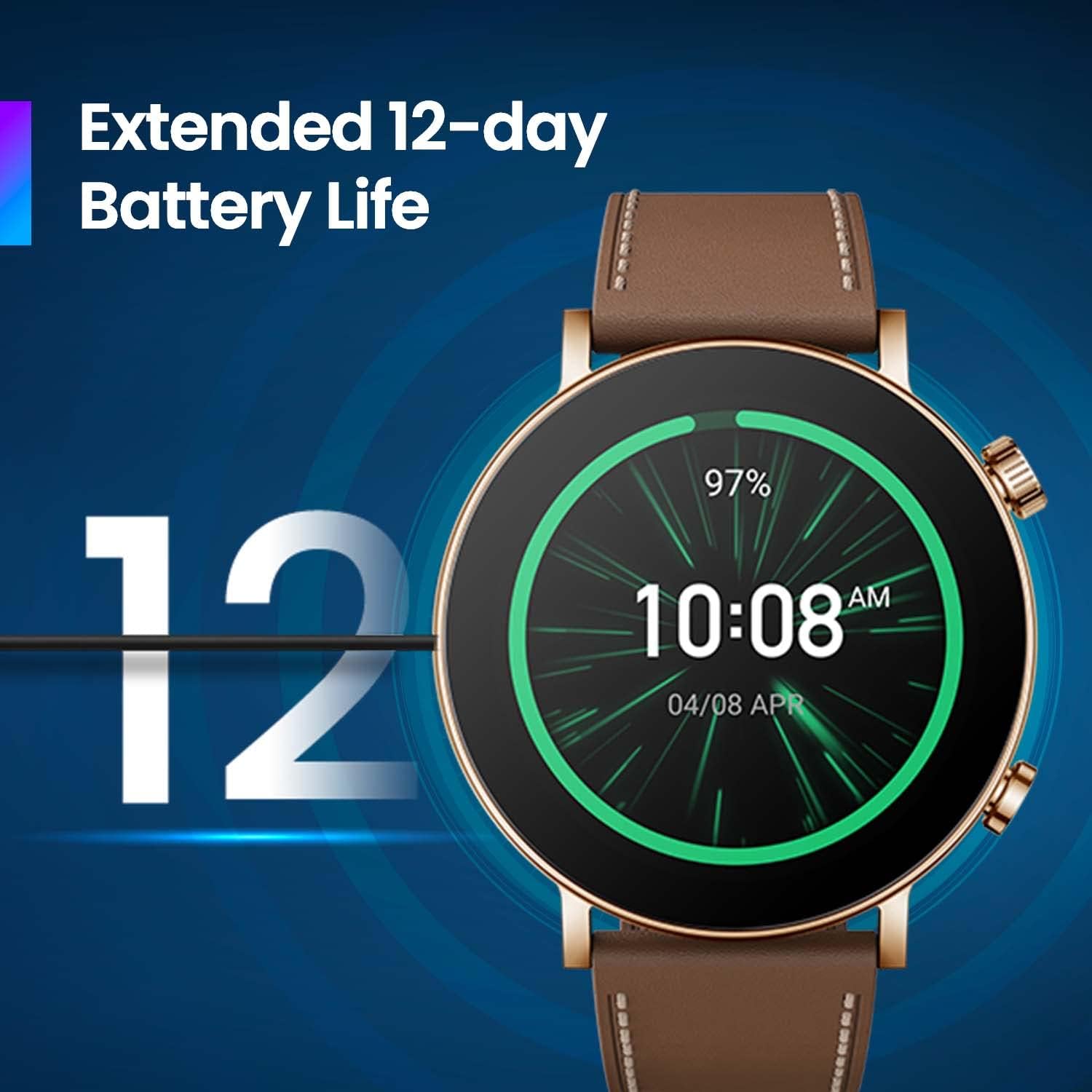 Amazfit GTR 3 Pro – Reloj inteligente renovado certificado de edición limitada con Alexa integrado, llamada Bluetooth, GPS, con 150 modos