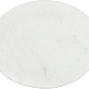 Creative Home Tabla redonda de mármol blanco cremoso natural, tabla de charcutería, queso, postre, pan, plato para servir para cocina, hornear, Creative Home Tabla redonda de mármol blanco cremoso natural, tabla de charcutería, queso, postre, pan, plato para servir para cocina, hornear,
