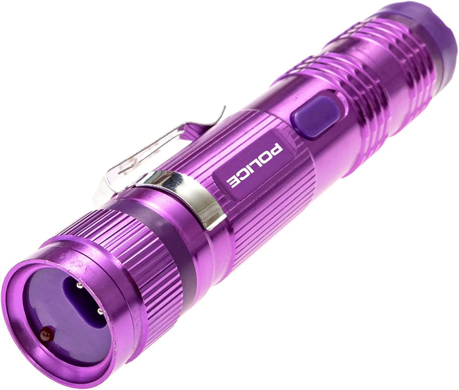 Police Stun Gun Burn Pepper Spray Combo – M12 Morado