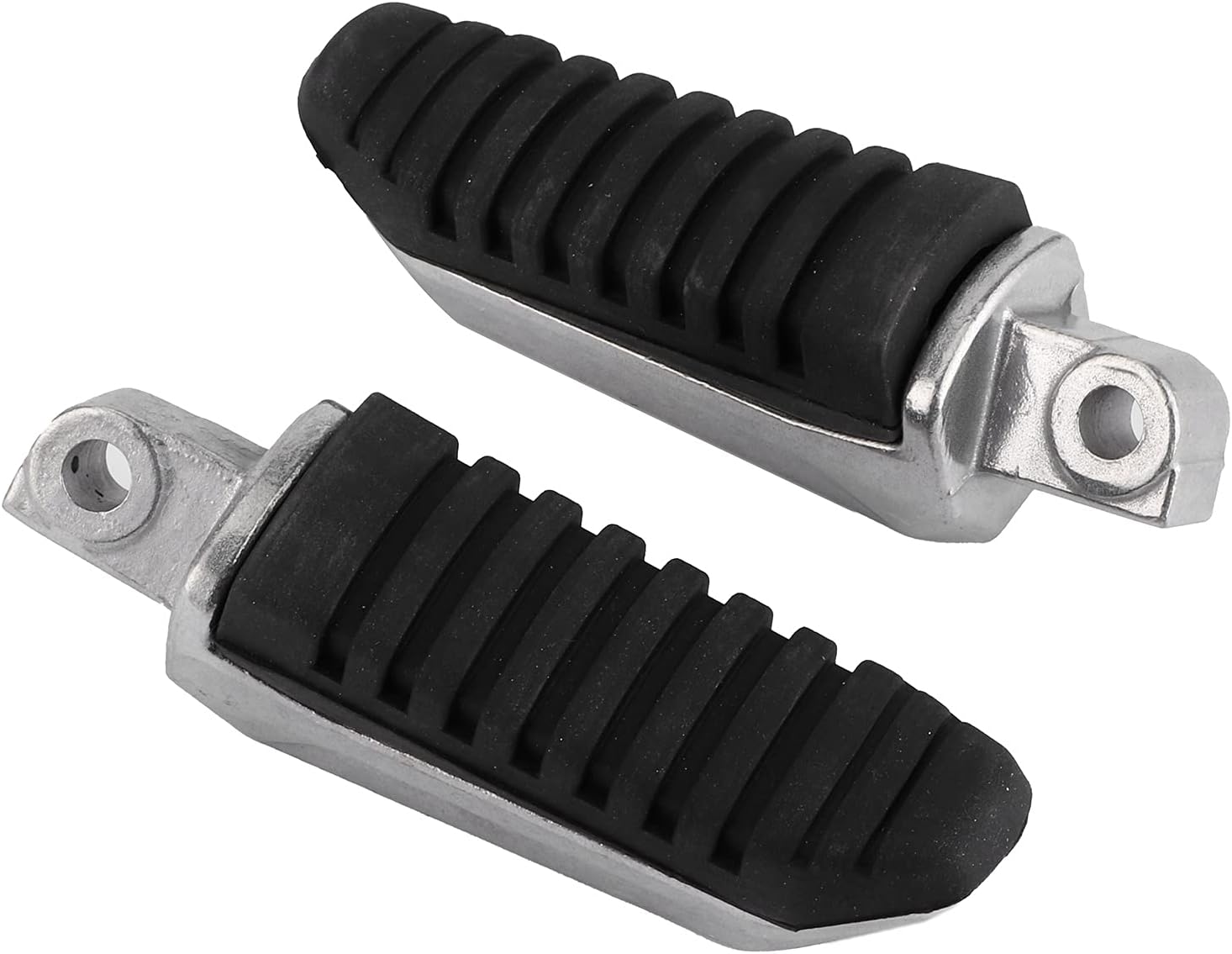 Aramox Estriberas de motocicleta, clavija trasera izquierda+reposapiés derecho para Suzuki HAYABUSA GSX1300R 20082011