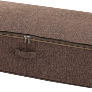 Woedpez Bolsas de almacenamiento de ropa transpirables plegables para debajo de la cama, caja de almacenamiento para ropa de cama de edredón, Woedpez Bolsas de almacenamiento de ropa transpirables plegables para debajo de la cama, caja de almacenamiento para ropa de cama de edredón,