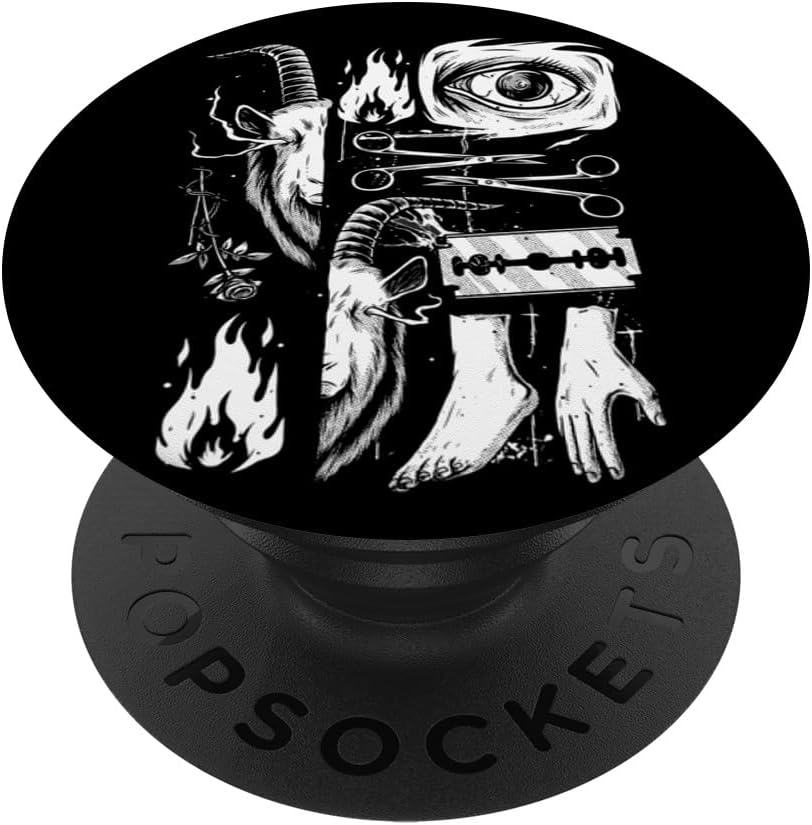 Gothic Metalhead Edgy PopSockets Standard PopGrip