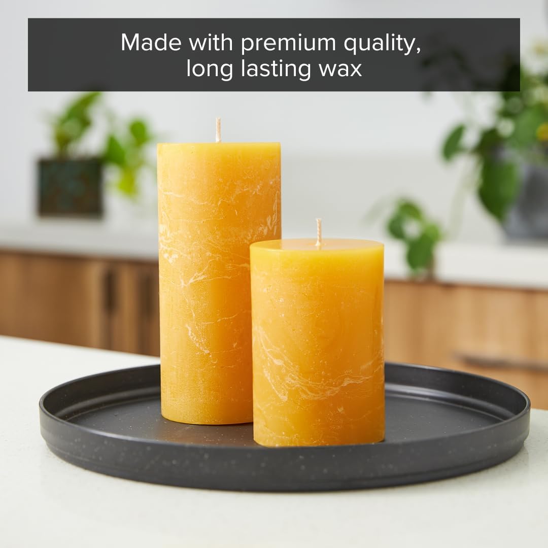 Simply Soson Juego de 3 velas perfumadas con leche con especias de calabaza de 3 x 4 pulgadas, fragancia PSL para otoño y otoño, decoración de