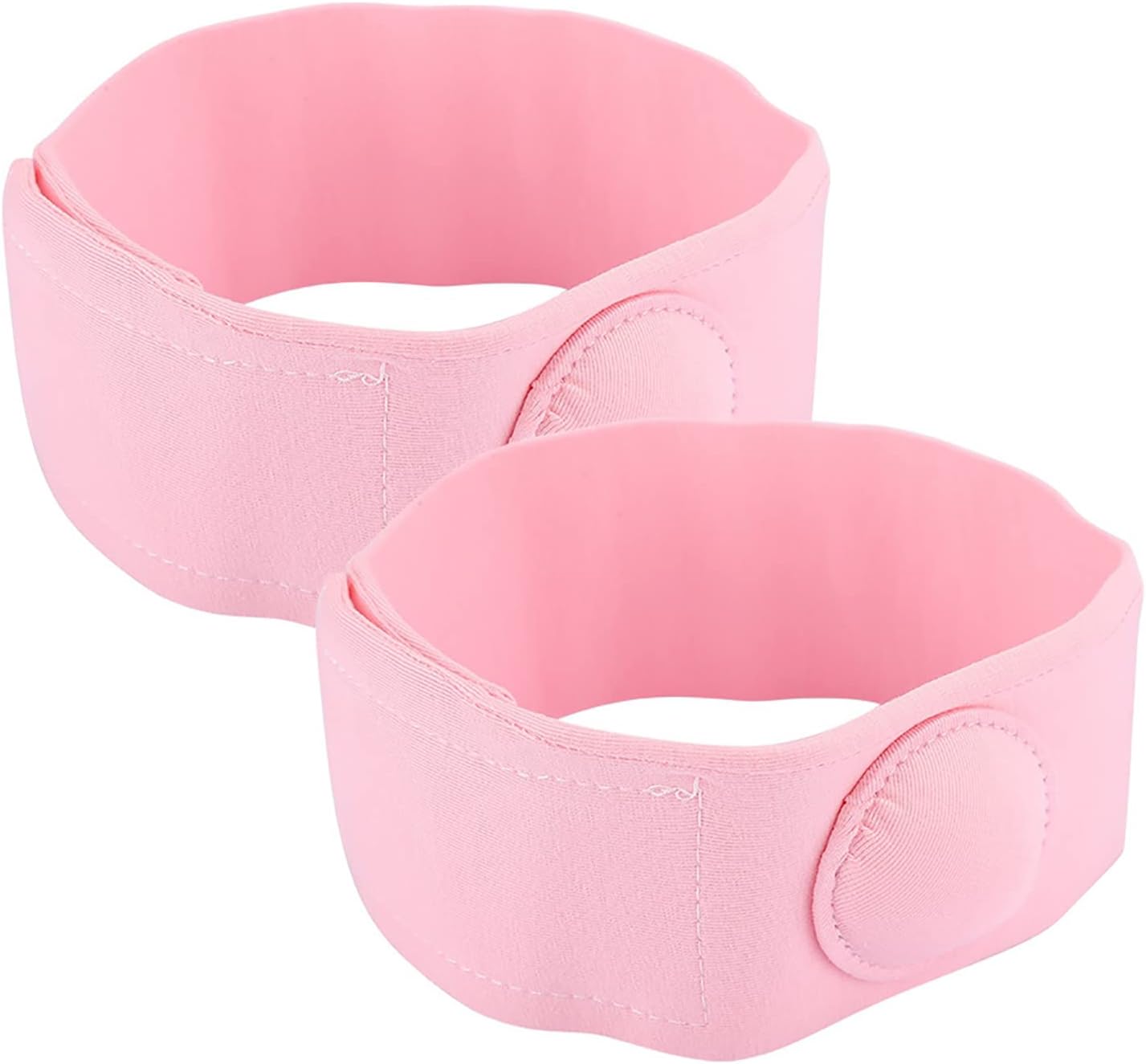 Cinturón de hernia umbilical para bebé, 2 piezas, cinturón de hernia, tratamiento de hernia, cinturón de hernia umbilical para bebés (rosa)