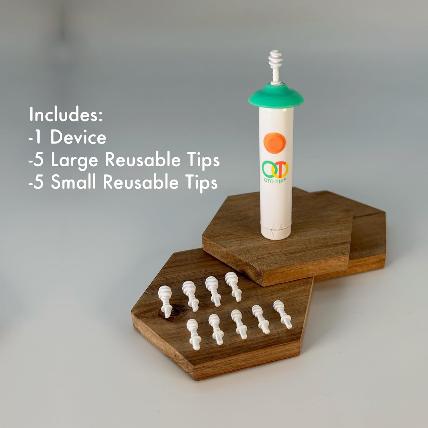 Kit avanzado de eliminación de cera de oído  Ideal para la familia  Suave acción de giro electrónico  Diseño seguro, portátil y ecológico  Precisión