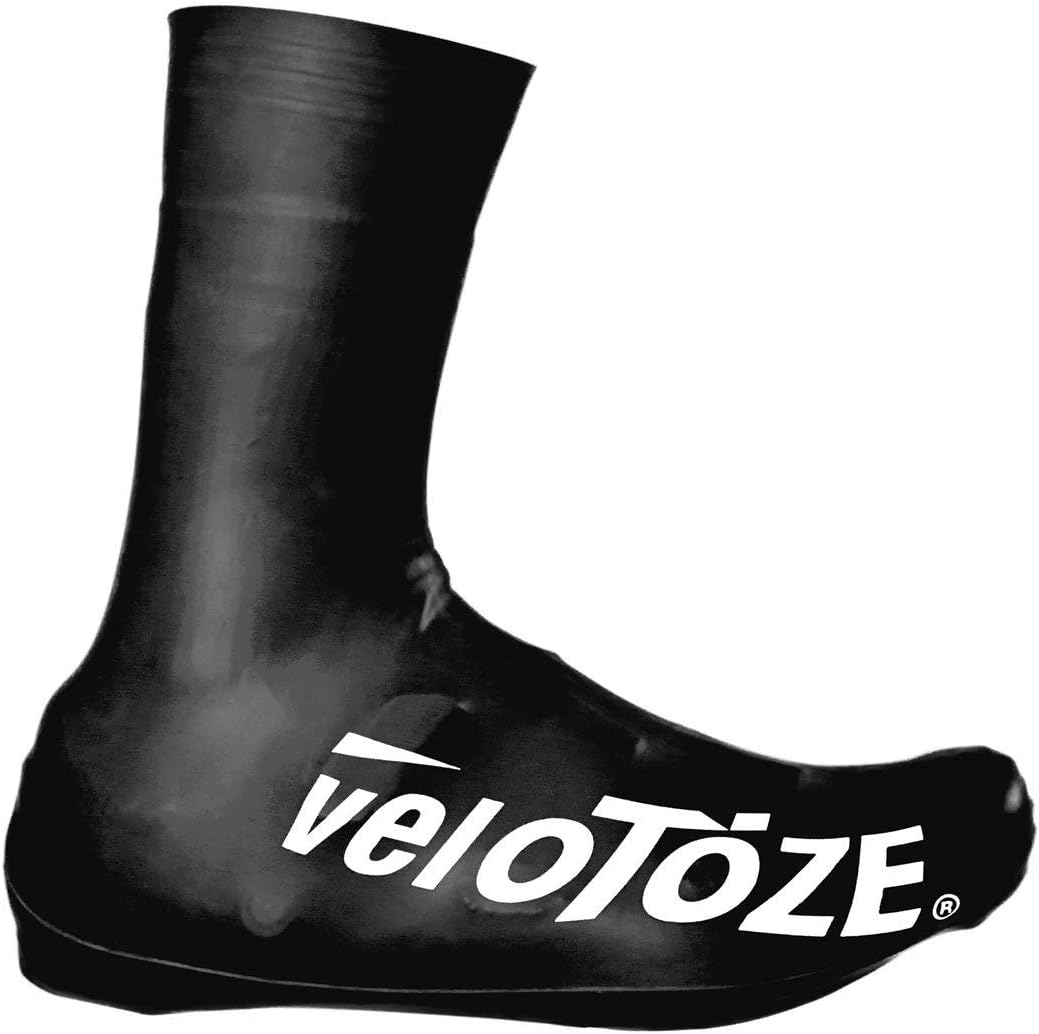 veloToze Cubierta alta para zapatos 2.0  Cubre zapatos de ciclismo de carretera  A prueba de agua, resistente al viento para paseos en bicicleta en