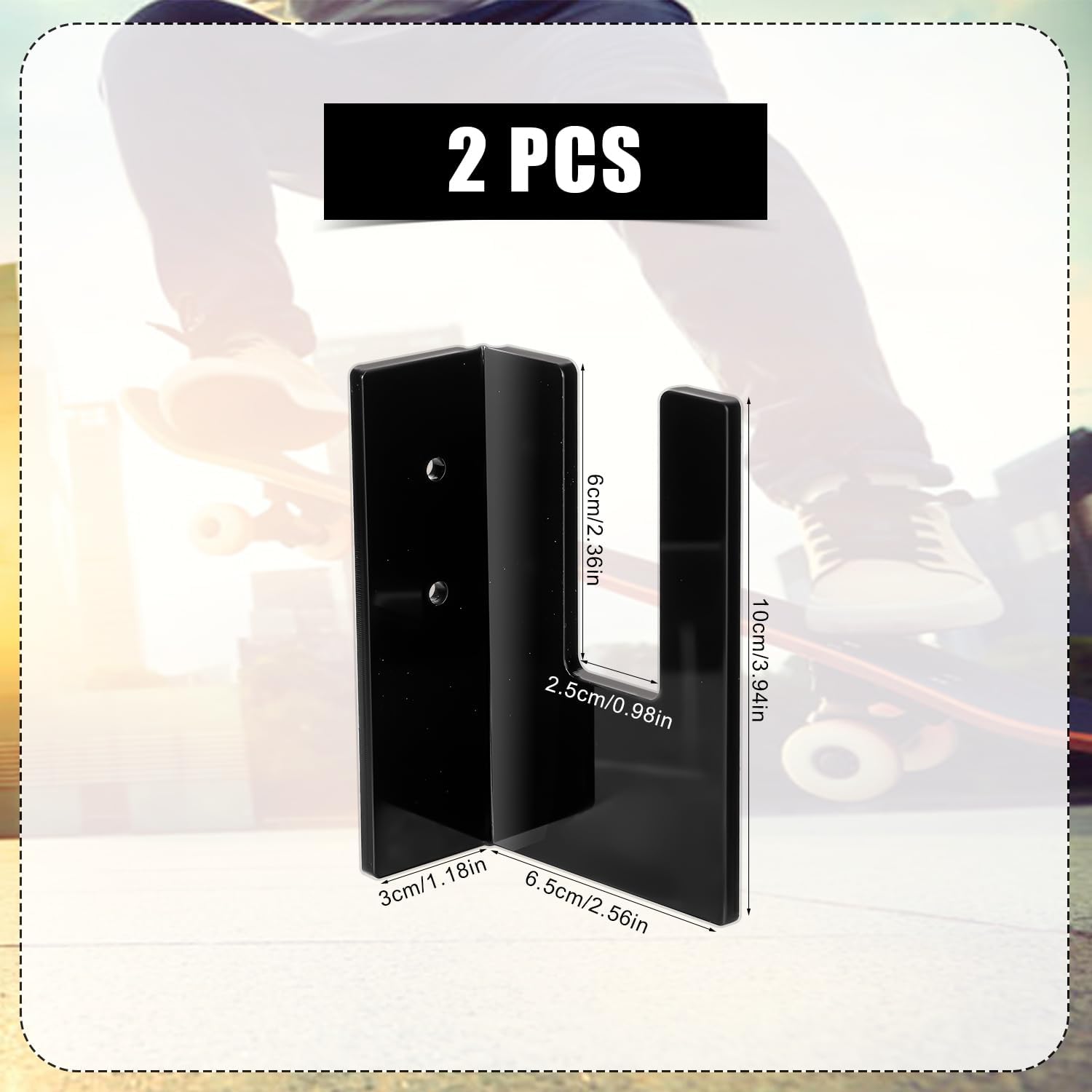 SAVITA Soporte de pared para snowboard, soporte de pared para snowboard, clips de pared de snowboard, soporte de pared para snowboard, soporte de