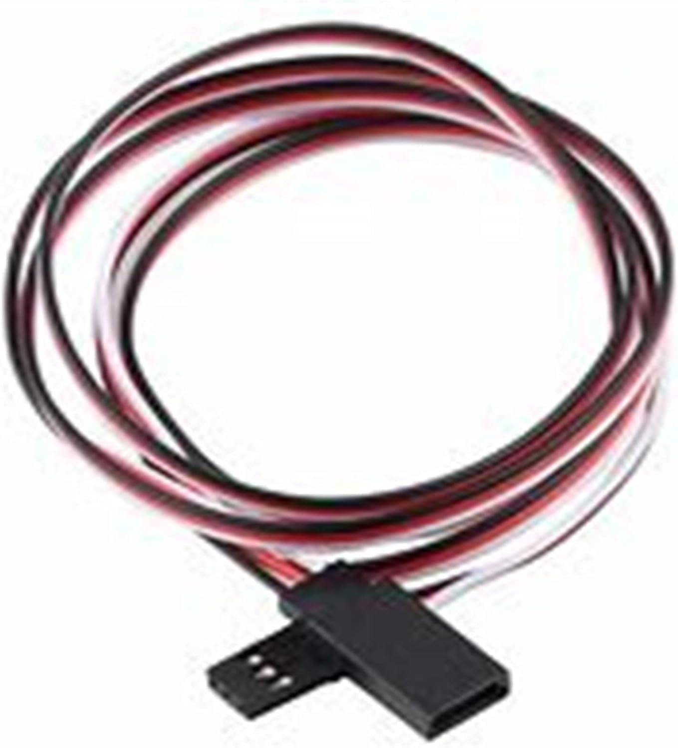 Extensión servo de 3 pines, macho y hembra JR Plug servo Cable de extensión de plomo, utilizado para aviones RC Quadcopter (6 tamaños) 15 cm5.9 in