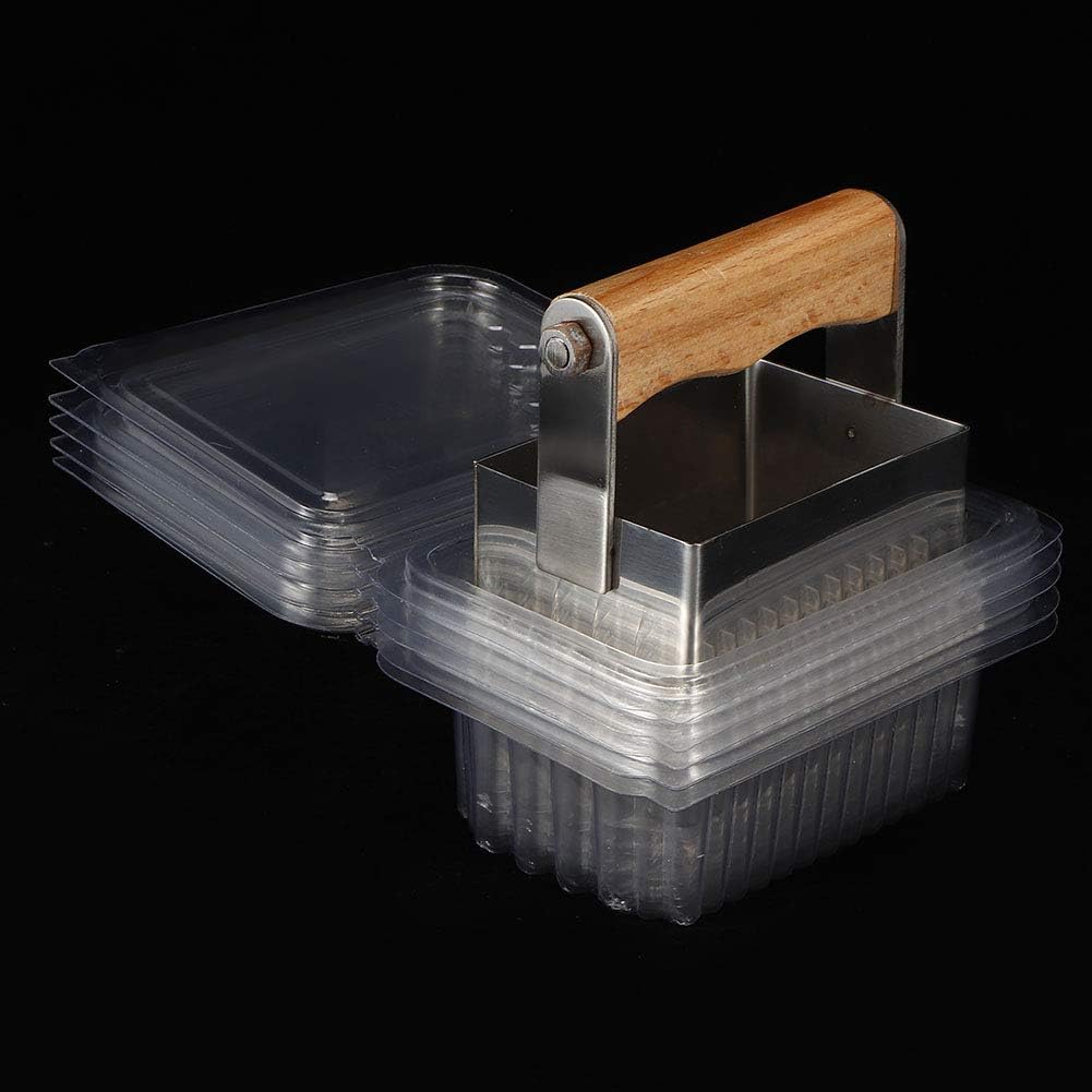 Fydun Less Steel Comb Honey Cutter Scraper with Plastic Case Cutting Tool Beeke Accessories for Men and Women