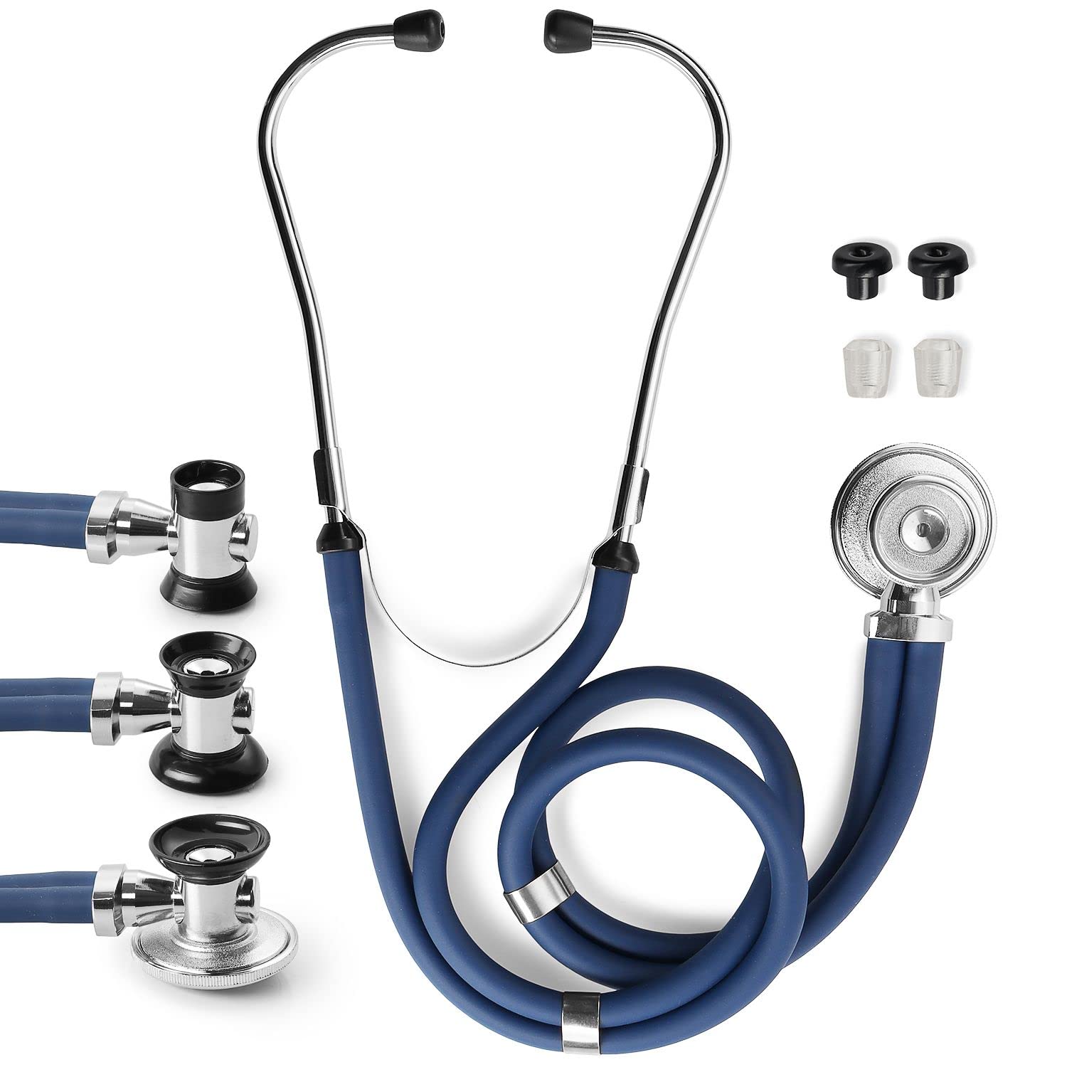 PrimaCare DS-9295-BL – Estetoscopio Sprague Rappaport de 30 pulgadas para médico, enfermera y estudiante de medicina, color azul