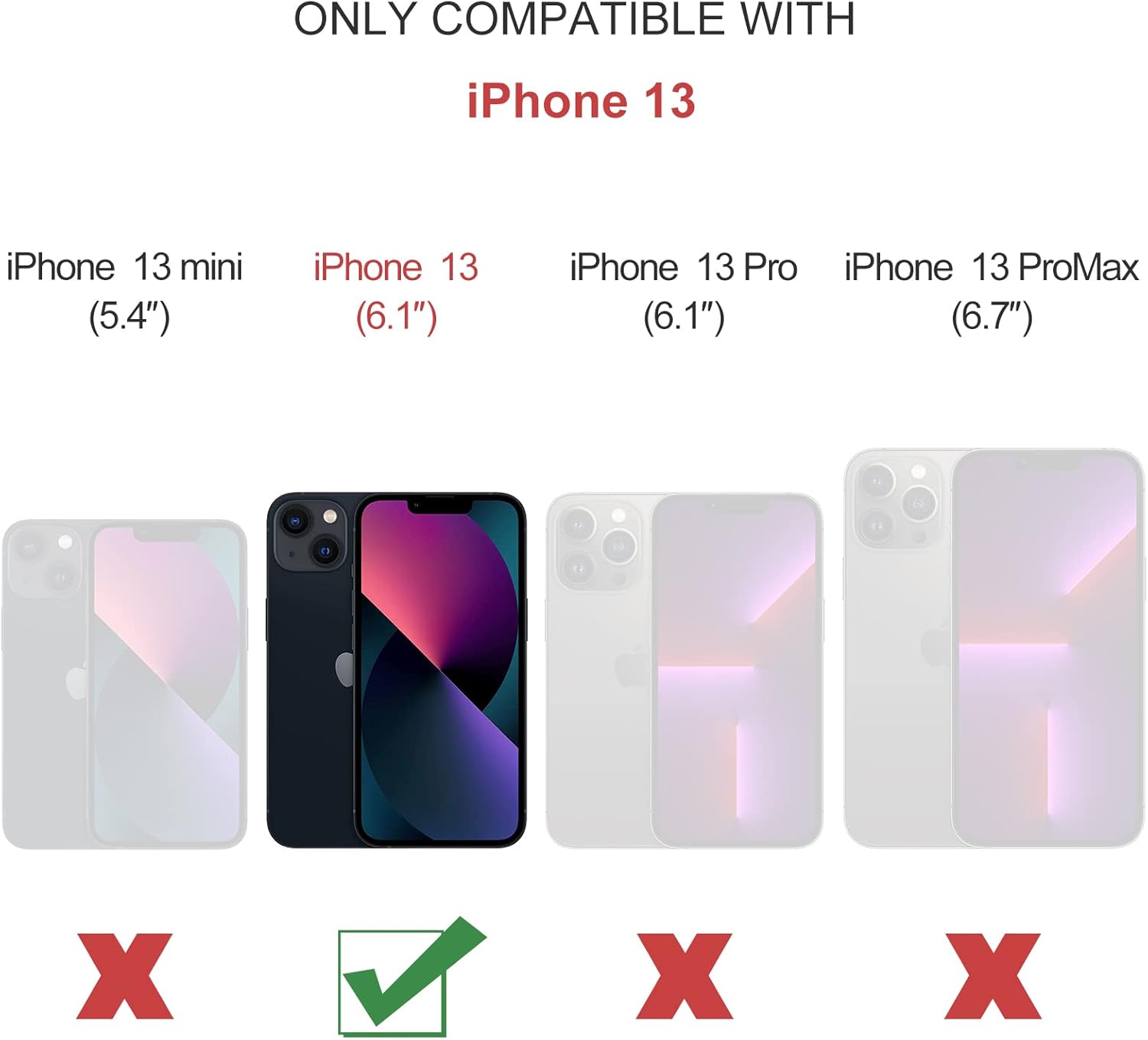 Defencase Funda tipo cartera para iPhone 13, para iPhone 13, funda tipo cartera para mujeres y hombres, de lujo, vintage, de piel sintética,