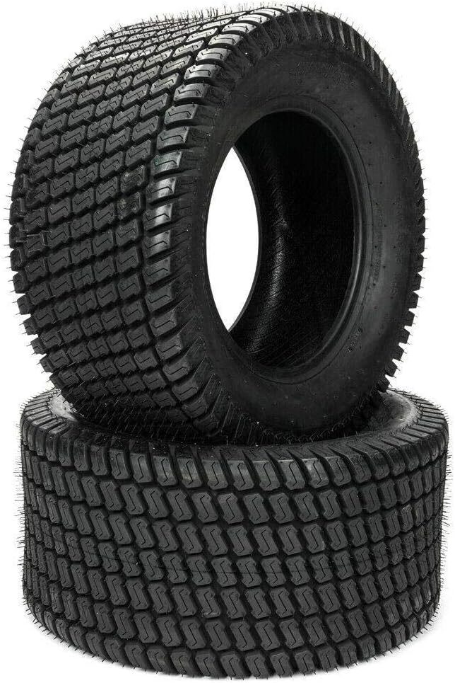 SUNROAD Neumáticos para cortacésped de 24×12.00-12 de 24×12.00-12 pulgadas para tractor de césped y jardín, neumáticos de césped para carrito de