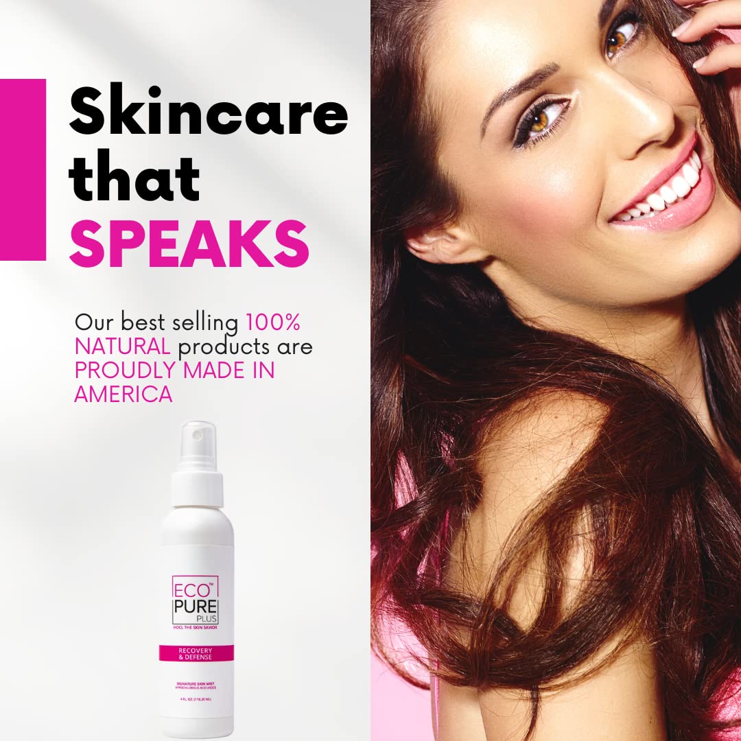 The Skin Savior – Ácido hipocloroso, HOCl, niebla facial y corporal – Alivia e hidrata la humedad -, contrarresta, irritación, enrojecimiento e