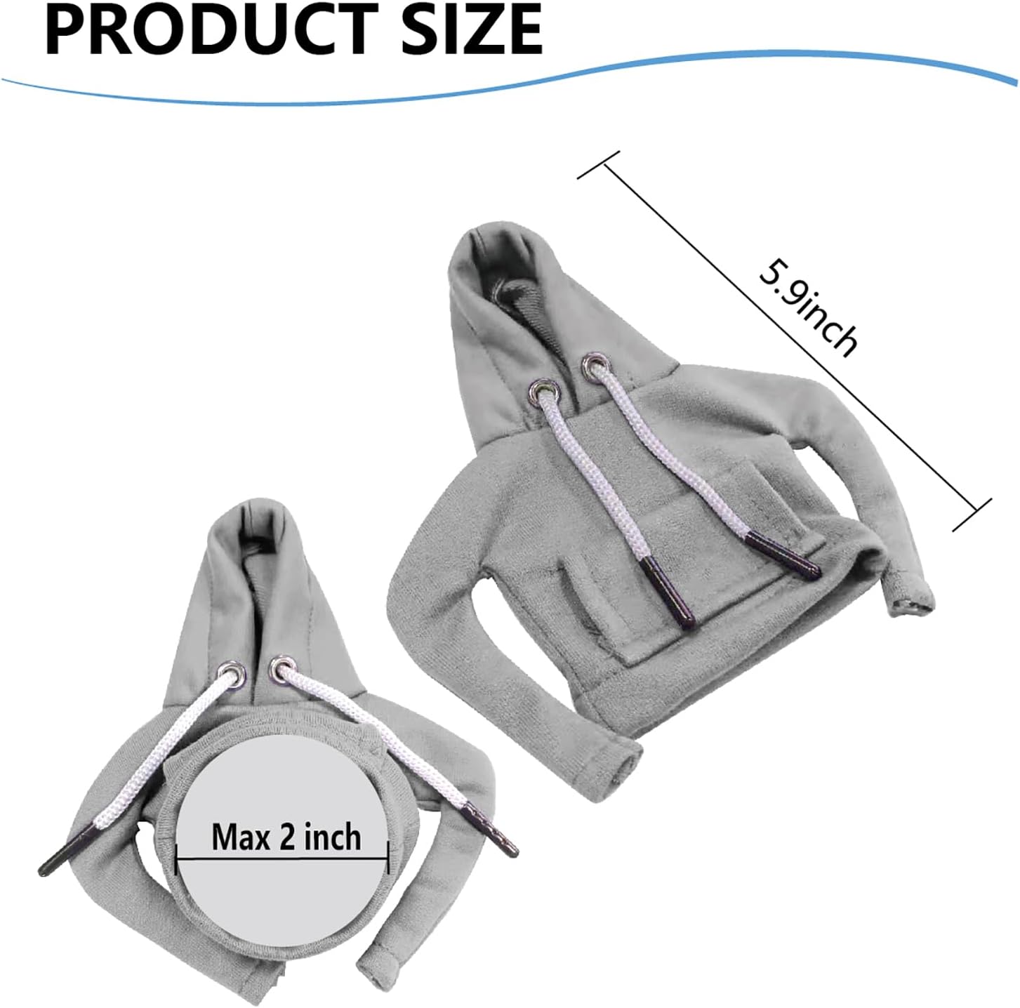 Sudadera con capucha para palanca de cambios de automóvil, 2 unidades, sudadera con capucha divertida para cambio de marchas, accesorios interiores