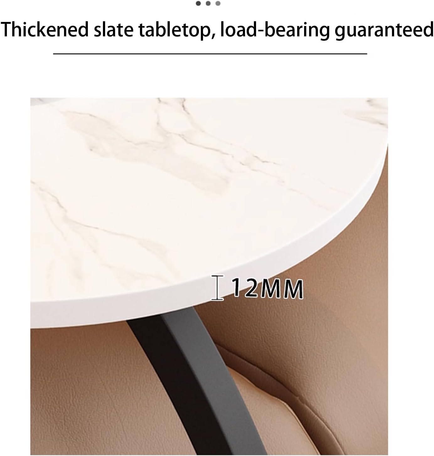 HASMI Mesa auxiliar funky, mesa auxiliar para sofá, mesa auxiliar en forma de C para sofá, sofá y cama, mesa de escritorio grande en C para sala de