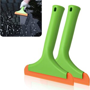 2 raspadores de goma para automóvil, herramientas de película adhesiva antiarañazos, raspador multifuncional para limpiaparabrisas de vidrio, 7.5 x 2 raspadores de goma para automóvil, herramientas de película adhesiva antiarañazos, raspador multifuncional para limpiaparabrisas de vidrio, 7.5 x