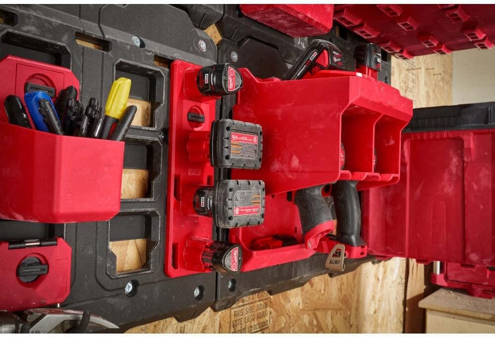 48-22-8338 Para Milwaukee M12 Sistema de almacenamiento de batería duradero y versátil (capacidad 4)