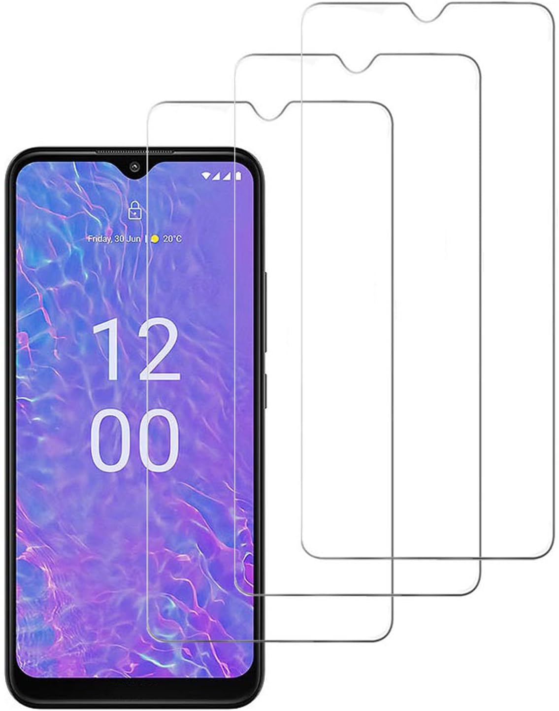 BLU G63 – Protector de pantalla para BLU G63, resistente a los arañazos, sin burbujas, antihuellas dactilares, transparente HD, película de vidrio