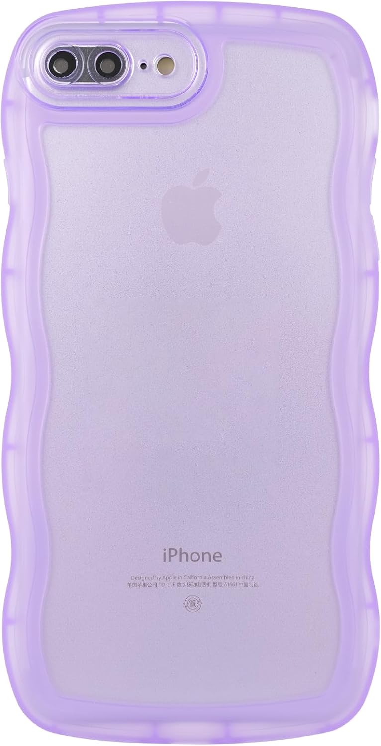 XIQI Funda compatible con iPhone 7 Plus8 Plus de 5.5 pulgadas, bonita funda protectora de silicona suave a prueba de golpes para mujeres y niñas,