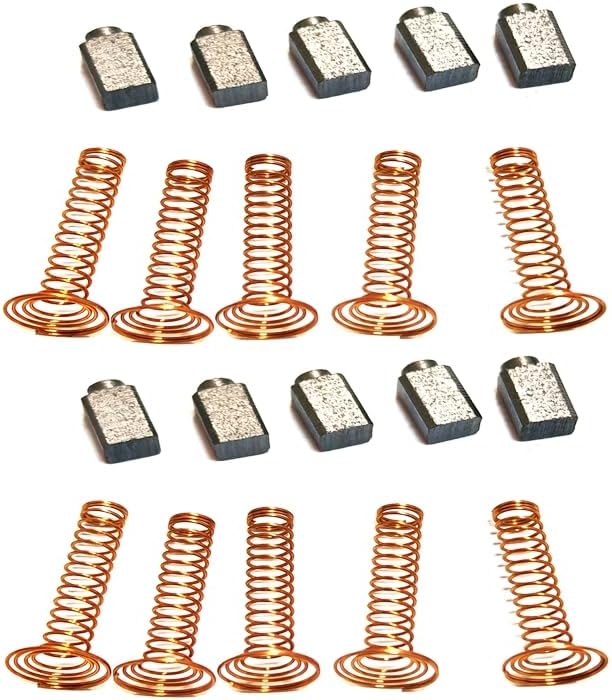 275, 285, 395, 410, 595, MM3750, MM375, MM3950, 6000, cepillos de carbono compatibles con herramienta rotativa, 10 unidades
