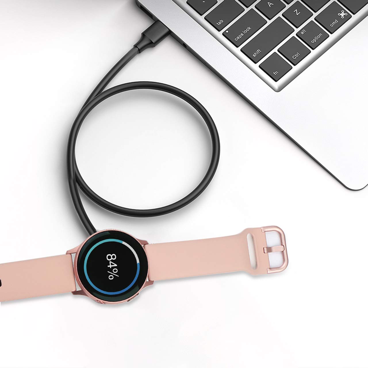 1 paquete compatible con cargador de reloj Samsung, Galaxy Watch 654 cargador USB de repuesto para Samsung Galaxy Watch 66 Classic55 Pro44