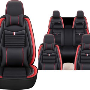 Anxinfengpei Funda de asiento de automóvil para Dodge Journey 2009-2020, funda de asiento de coche de 7 asientos, juego completo con almohada, Anxinfengpei Funda de asiento de automóvil para Dodge Journey 2009-2020, funda de asiento de coche de 7 asientos, juego completo con almohada,