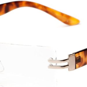Readers Readers.com – Gafas de lectura, estilo rectangular de metal para hombre y mujer – Oro y tortuga, 2.50 Readers Readers.com – Gafas de lectura, estilo rectangular de metal para hombre y mujer – Oro y tortuga, 2.50