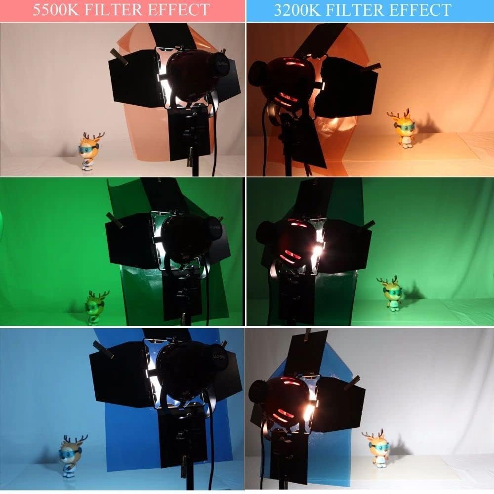 Filtro de gel, superposiciones de colores, película de color transparente, láminas de plástico de gel de corrección para fotografía, video, luz LED