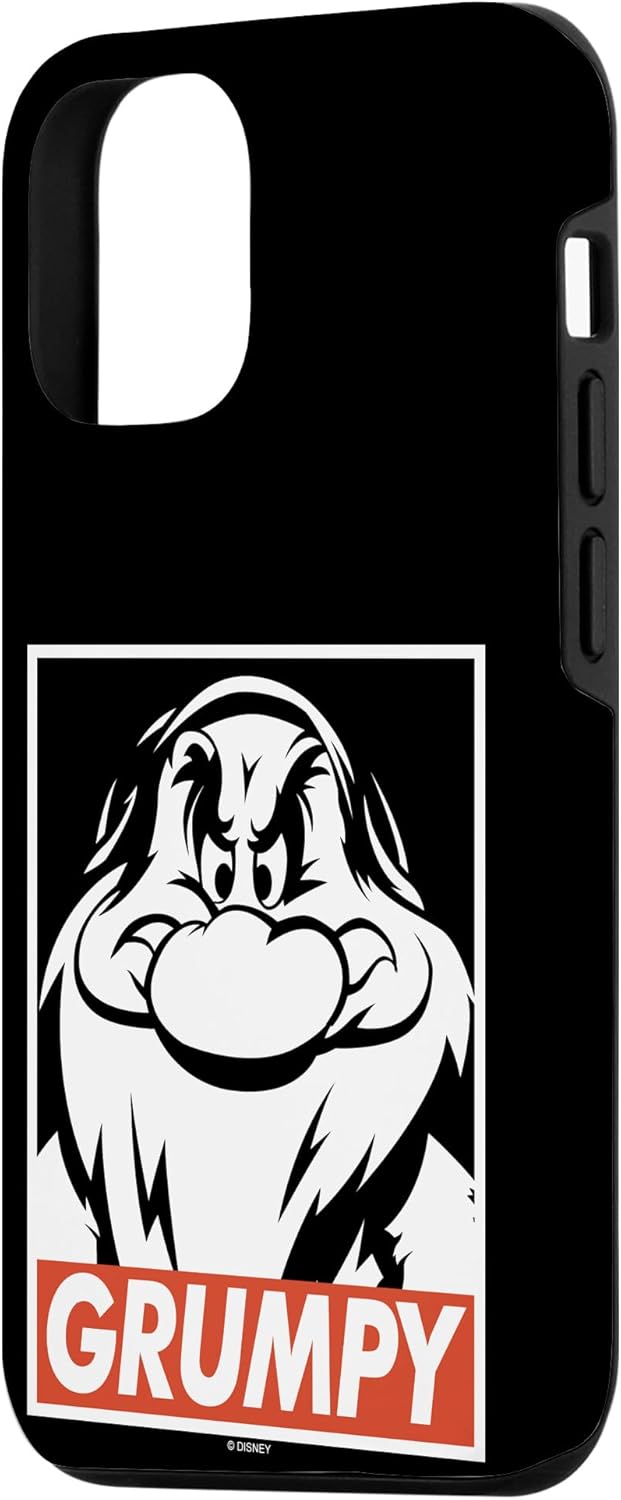 iPhone 13 Disney Snow White & The Seven Dwarfs Funda de retrato gruñón