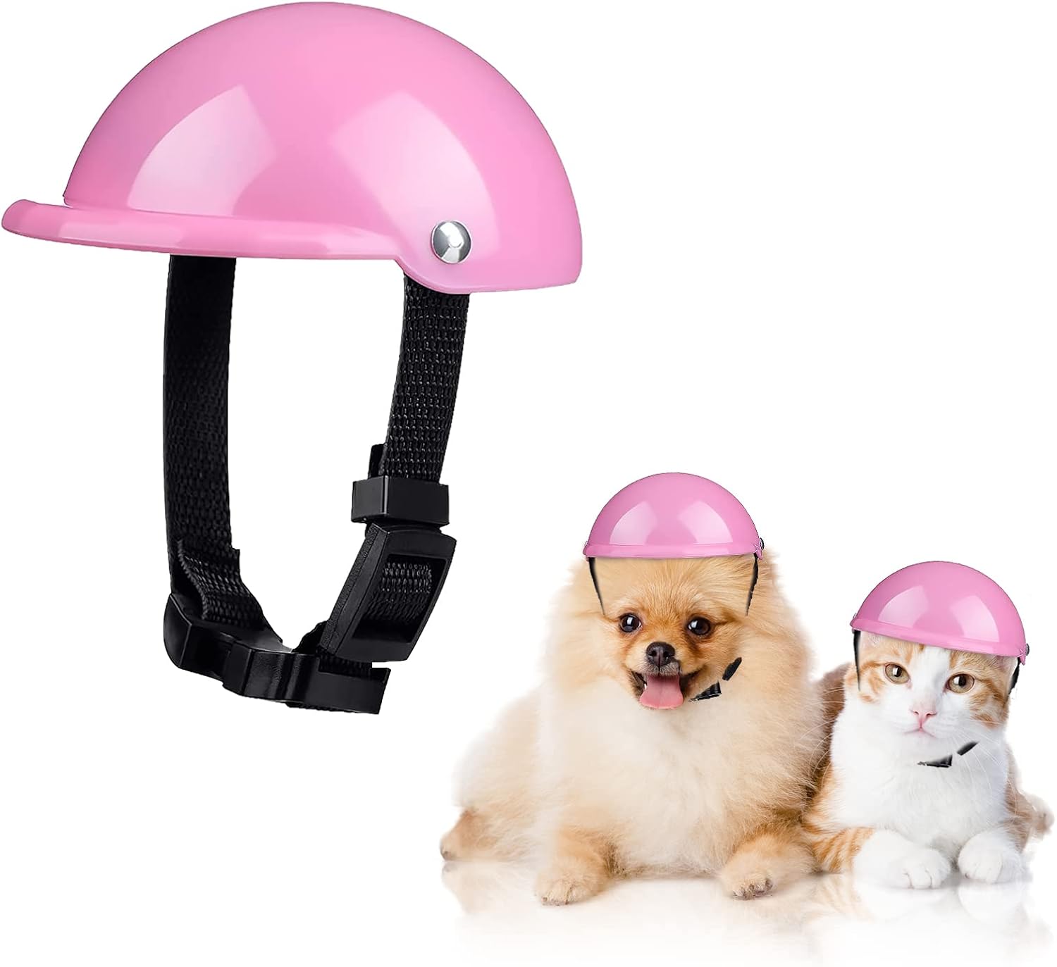 Casco para perros y mascotas, chihuahua, motocicleta, bicicleta, protección al aire libre, a prueba de sol, impermeable, pequeño, mediano, grande,