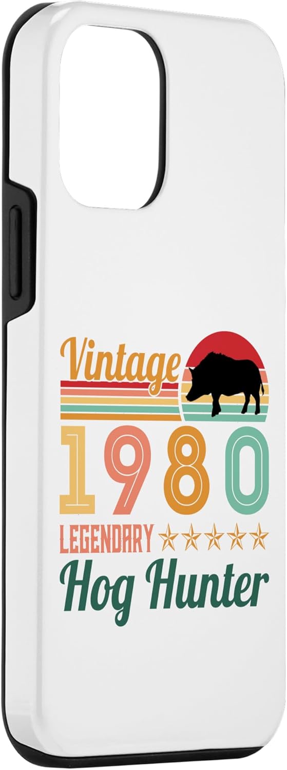 iPhone 12 mini Retro Legendary Hog Hunter Vintage Pig Hog Boar Hunting Case