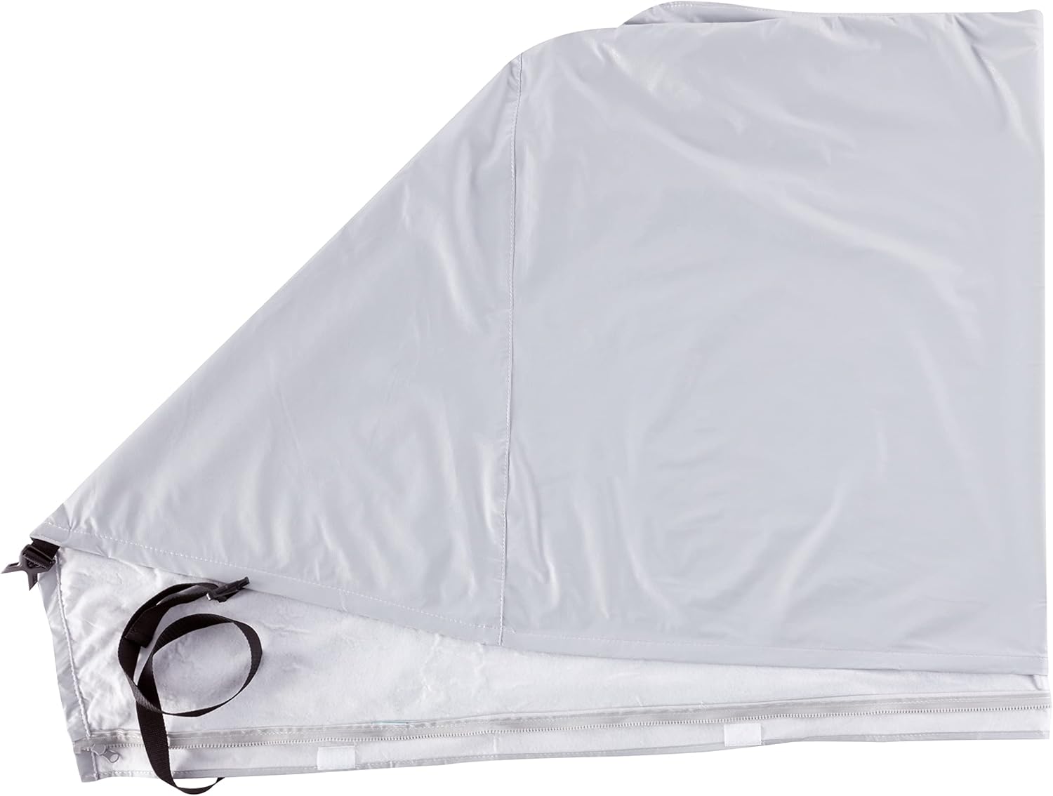 Fundas protectoras modulares con secciones traseras redondeadas, de un solo tamaño, grises, Gris