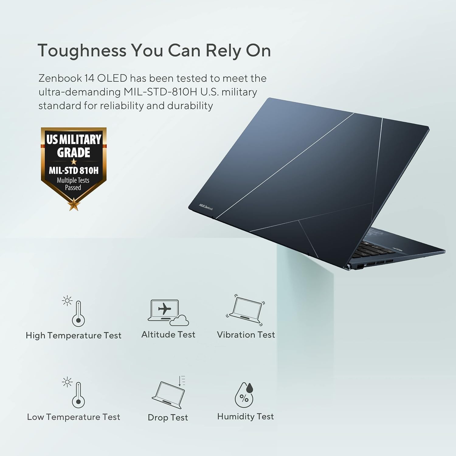 Asus ZenBook 14 14X OLED 14.5pulgadas QHD+(2880×1800) 120Hz Pantalla táctil (Intel 13 generación i5-13500H (Beat i7-1250U), 8 GB de RAM, 2 TB SSD)