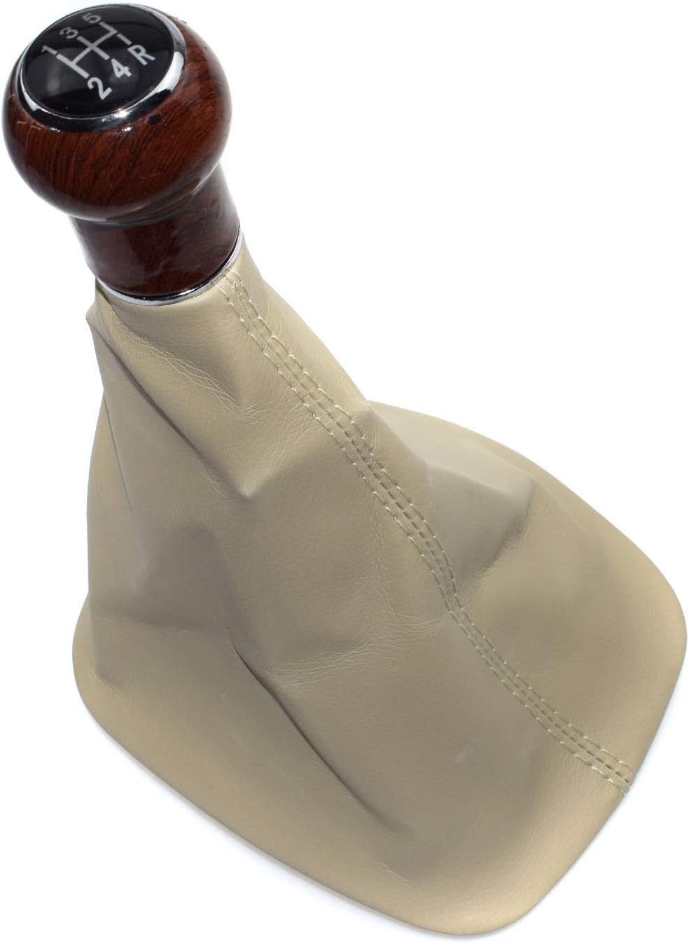 eGang Auto Pomo de palanca de cambios de madera para Volkswagen Passat 1998-2004