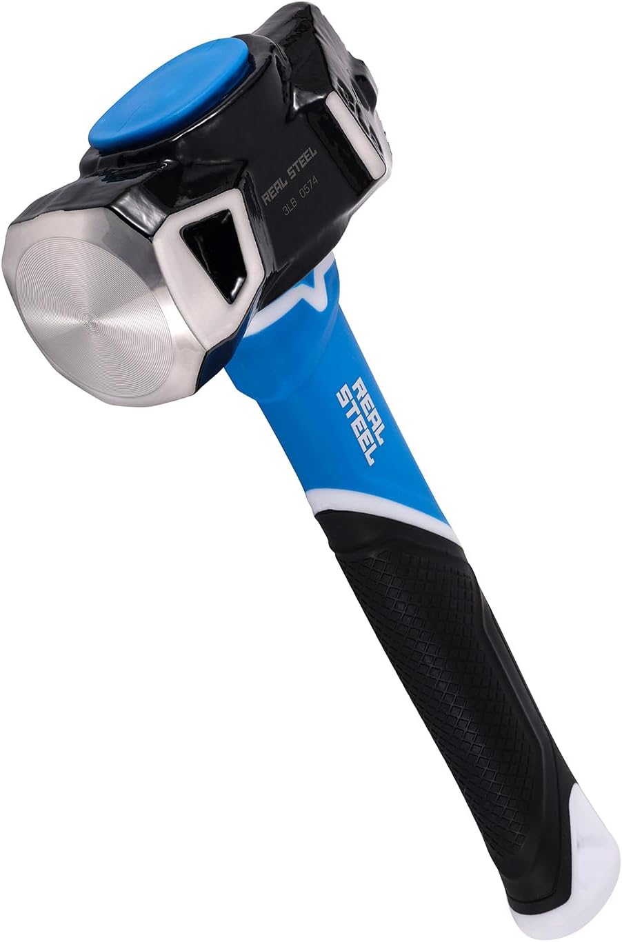 Real Steel Martillo de trineo, martillo de palo de perforación de 3 libras con cara de demolición y cara de conducción, 0574