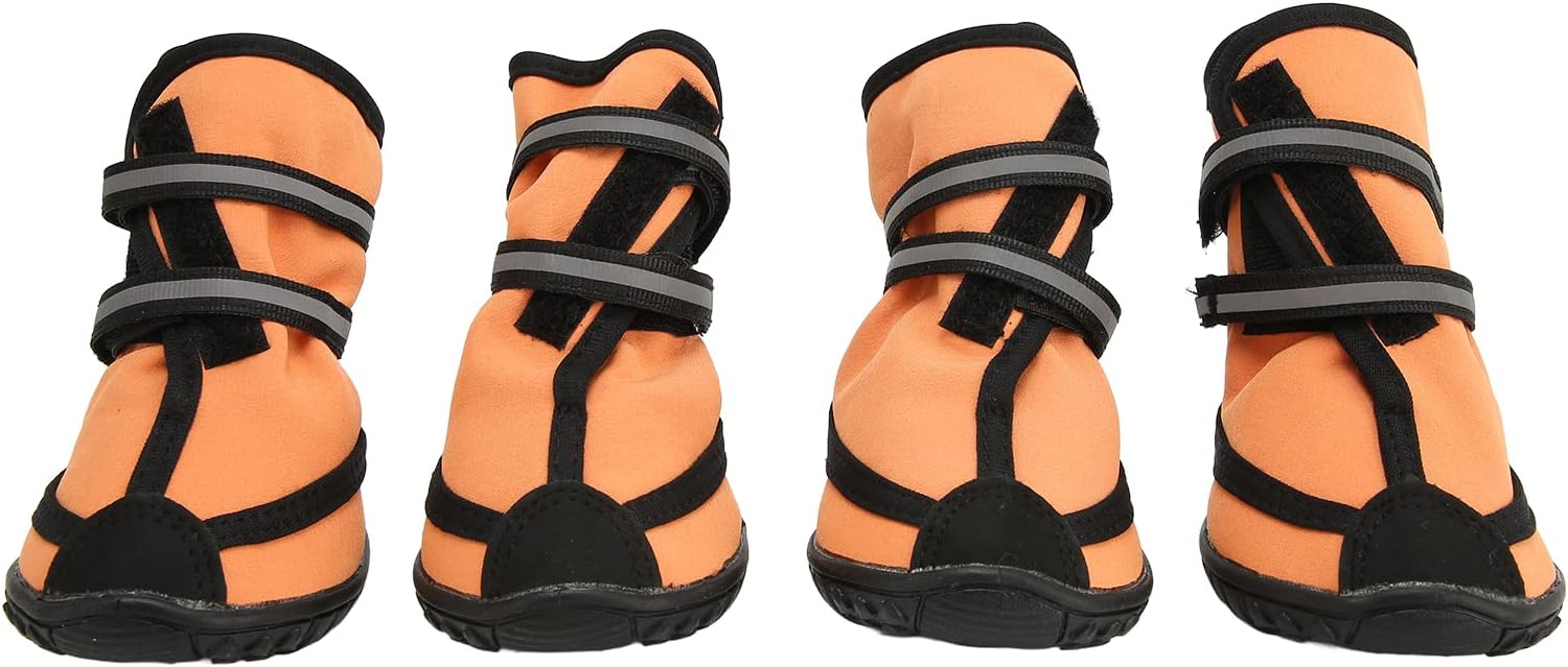Zapatos de perro Protector de patas, transpirable para evitar resbalones, resistente al desgaste, reflectante, suave, zapatos para perros para
