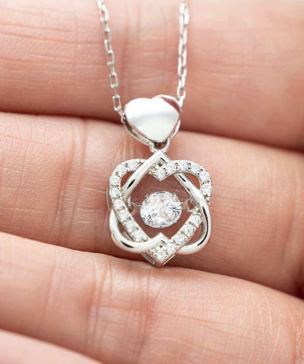 Nunca olvides que te amo, Regalo para enamorada o Mujer, joyeria para enamoradas o Mujeres – Corazon de Plata