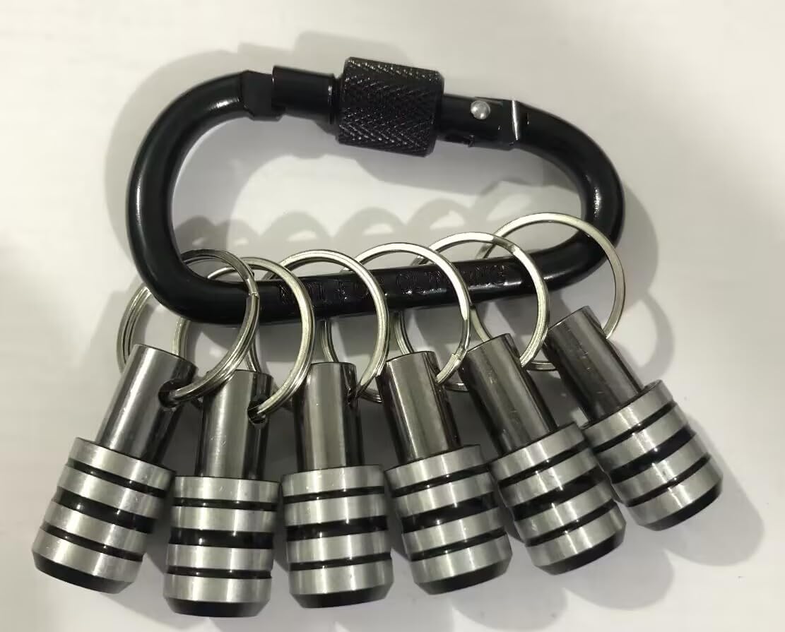 Llavero con soporte de puntas de 14 de pulgada, barra de extensión de soporte para puntas de destornillador hexagonales, soporte de puntas de