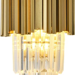 E12 Base dorada y apliques de pared de cristal de cristal, lámpara de pared de cristal moderna lámpara de pared de cristal dorado E12 Base dorada y apliques de pared de cristal de cristal, lámpara de pared de cristal moderna lámpara de pared de cristal dorado