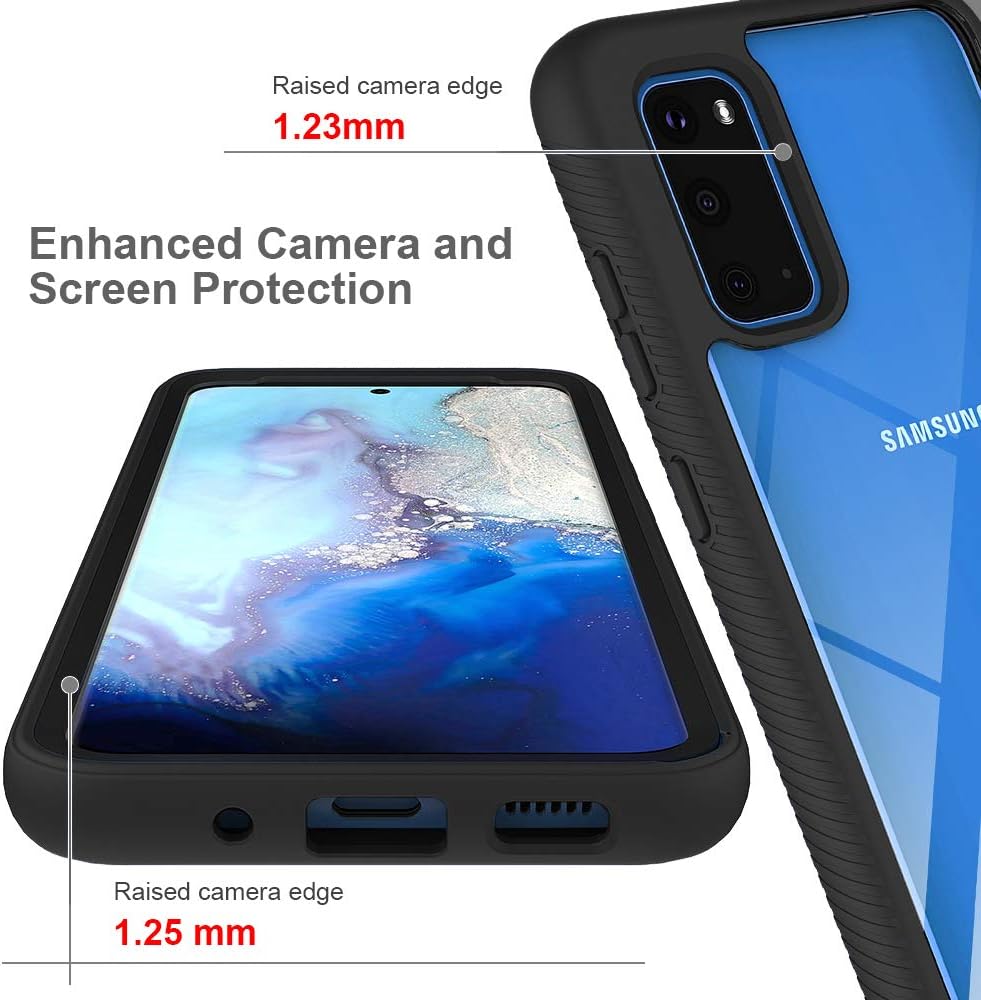 Funda de teléfono para Samsung Galaxy S20 Glaxay S 20 5G de 6.2 pulgadas, delgada, dura, transparente, a prueba de golpes, de TPU suave, híbrida,