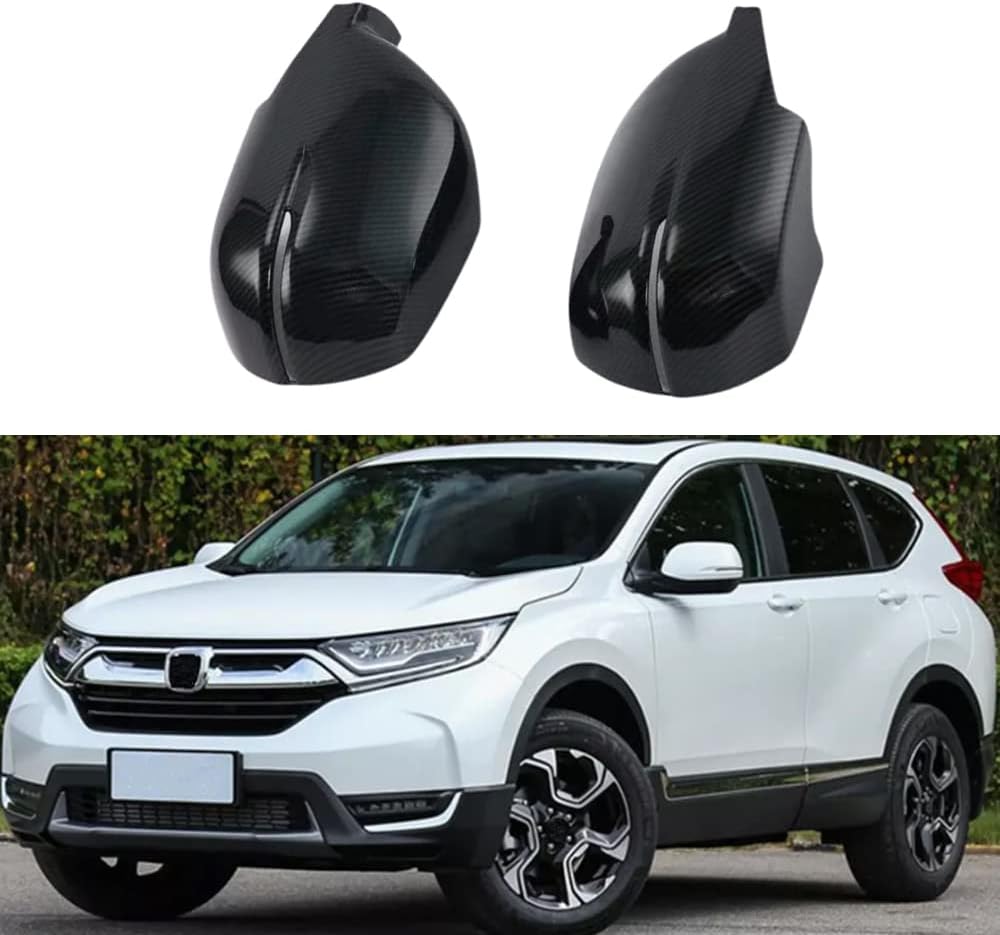 Carcasa para espejo retrovisor, cubierta para espejo retrovisor lateral, tapa de espejo retrovisor exterior, compatible con Honda CRV CR-V 2017-2021